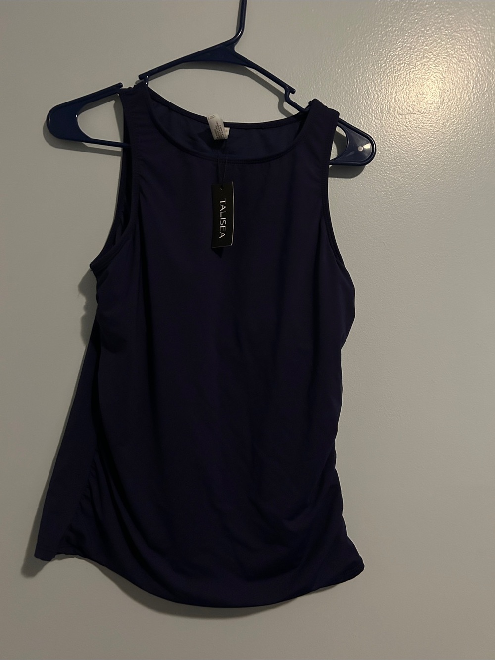 Alessi Navy Blue Sleeveless Tank Top